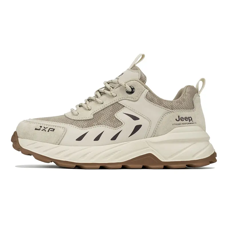 Jeep Low Top Casual Running Shoes Men's Sand