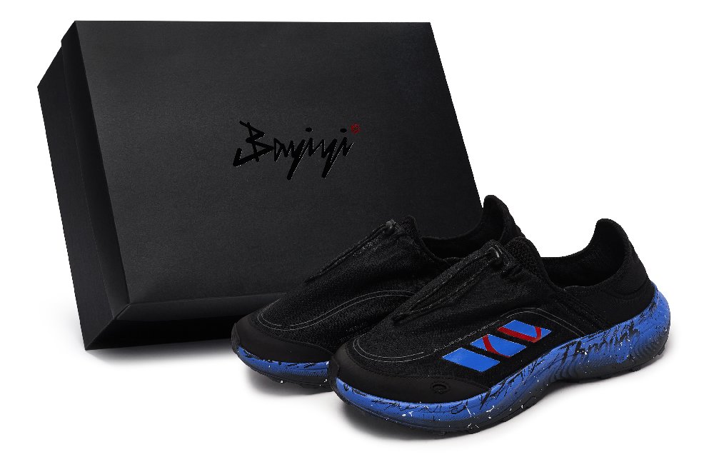 Adidas FC WALKER Philadelphia Experiment Anti Slip Wear Resistant Low Top Casual Shoes Men's Black Blue