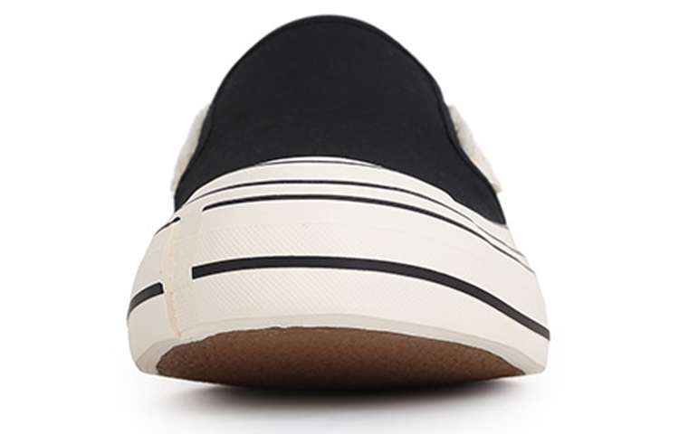 VESSEL G.O.P. Black Slip On No Laces Low-Top Canvas Shoes Unisex Black купить в интернет-магазине Yoocart с быстрой доставкой по России.