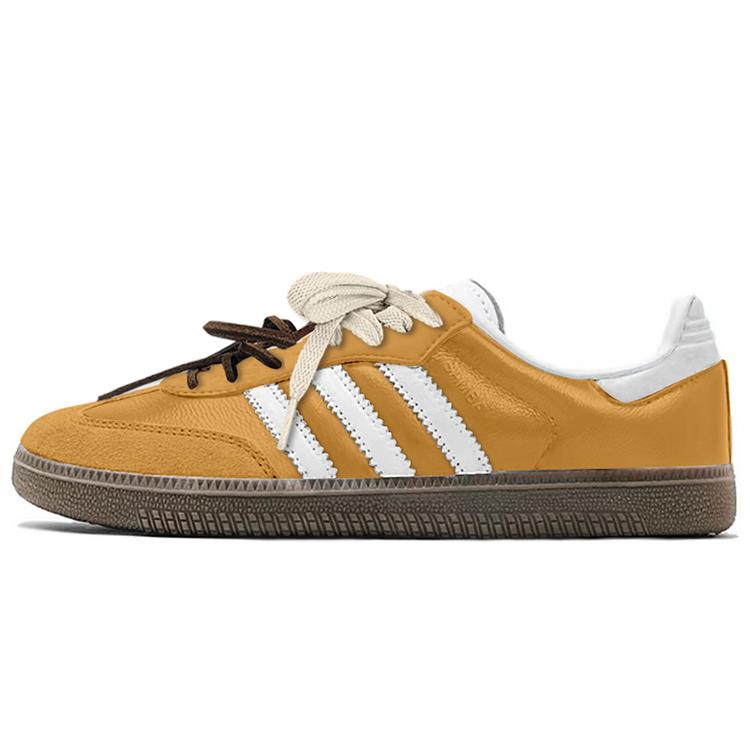 Adidas Originals SAMBA OG Low Top Skateboard Shoes Unisex Yellow White