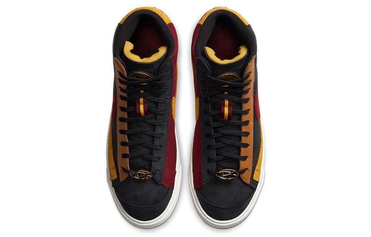 Nike Blazer Mid 77 Black Team Red University Gold Women's купить в интернет-магазине Yoocart с быстрой доставкой по России.