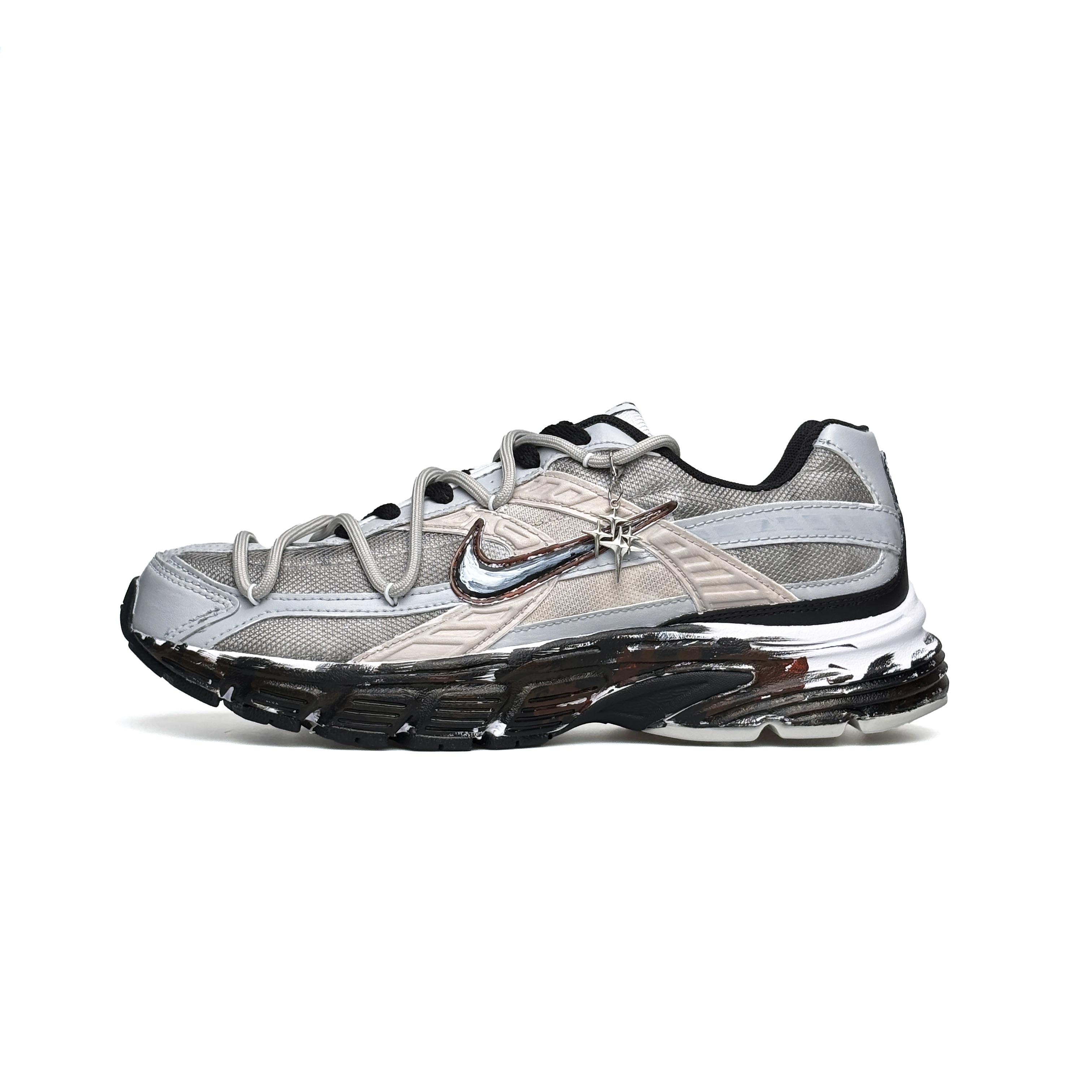 Nike Initiator Breathable Support Height Increasing Low top City Commute Running Shoes Unisex Gray