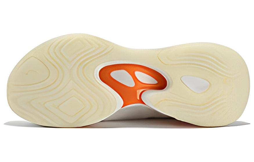 361° Wind Whirlpool Anti Slip Wear Resistant Low Top Running Shoes Men's White Orange