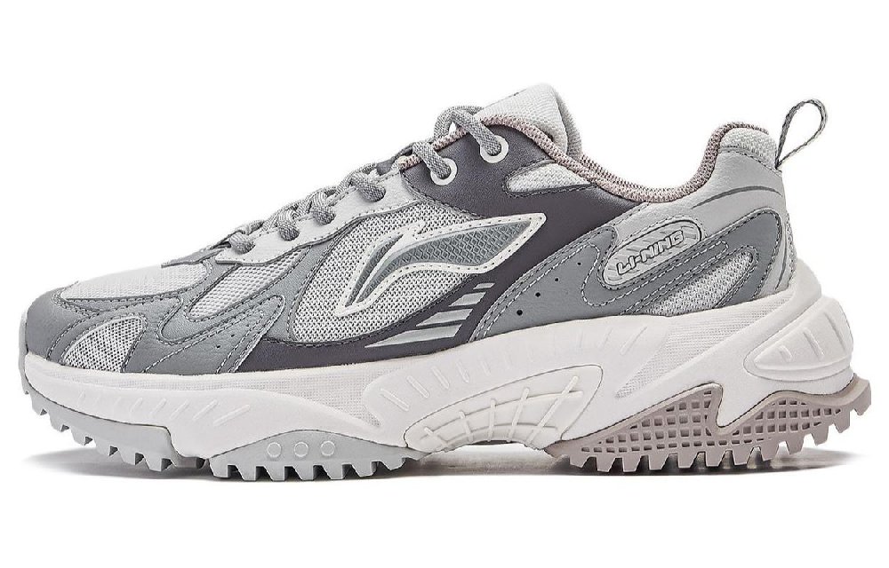 LiNing Venus 2.0 Wear-Resistant Slip-Resistant Low-Top Casual Shoes Women's Gray
