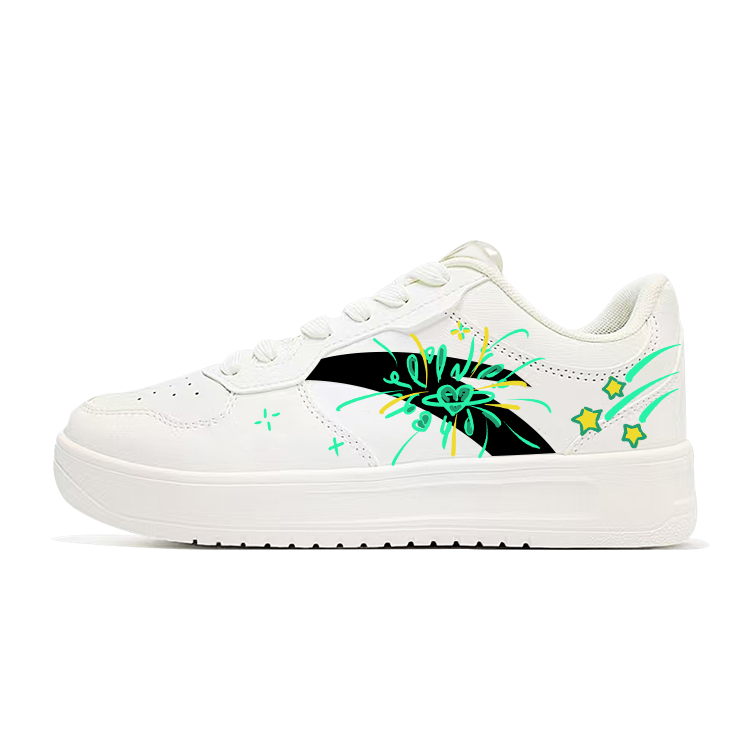 Anta Anti-Slip Wear-Resistant Low-Top Skateboard Shoes Unisex White
