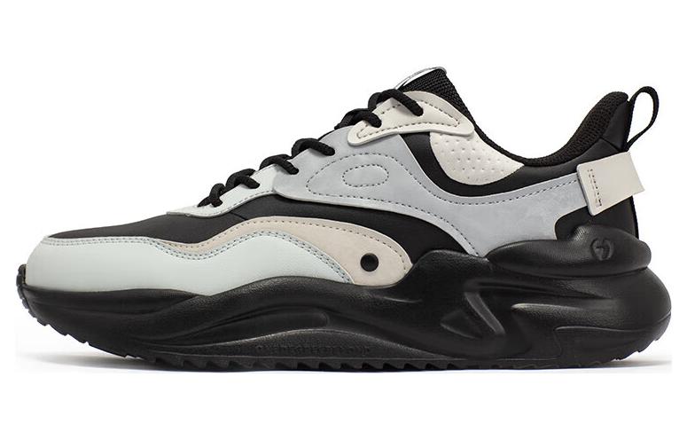 361° Yunshu 3 Breathable Low Top Casual Shoes Men's Black Gray