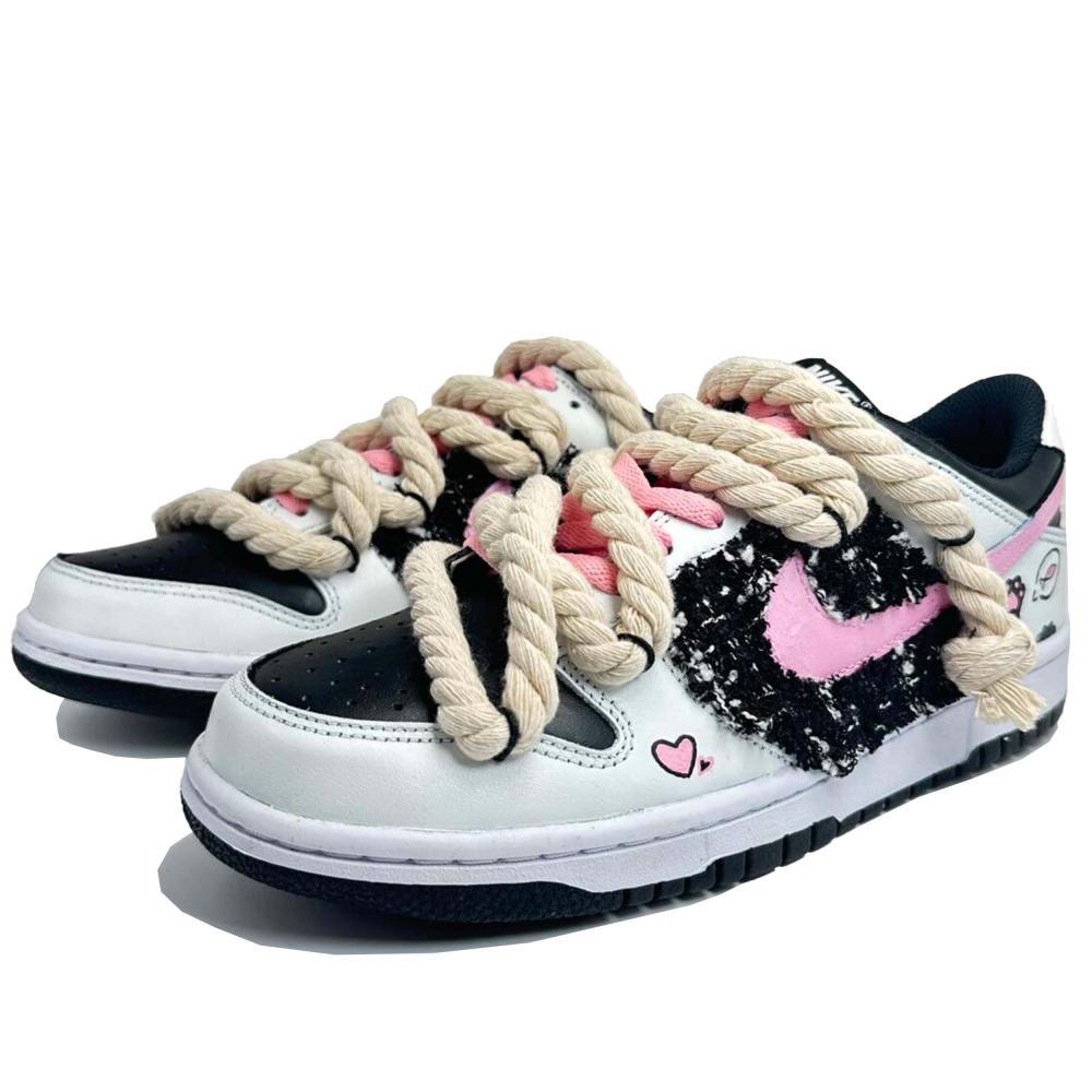 Nike Dunk Low-Top Skateboard Shoes Women's Pink White купить в интернет-магазине Yoocart с быстрой доставкой по России.