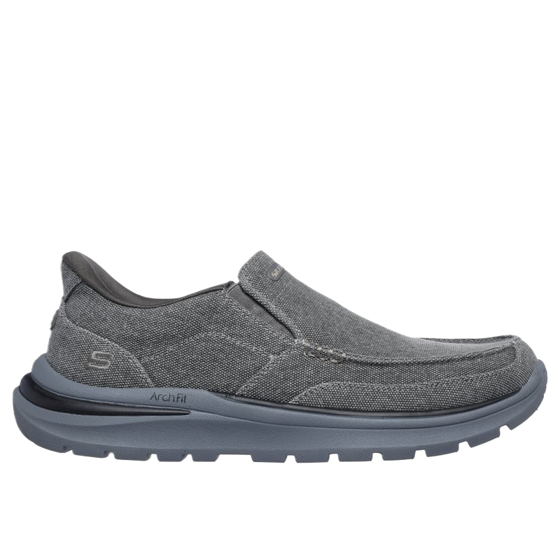 Skechers Arch Fit Mid Top Casual Shoes Men's Gray