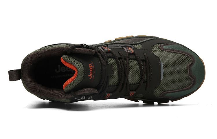 Jeep High Top Outdoor Shoes Men's Green купить в интернет-магазине Yoocart с быстрой доставкой по России.
