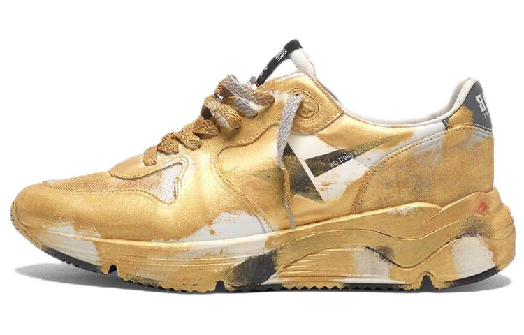 Golden Goose Running Sole Casual Shoes Women's Low-Top Gold