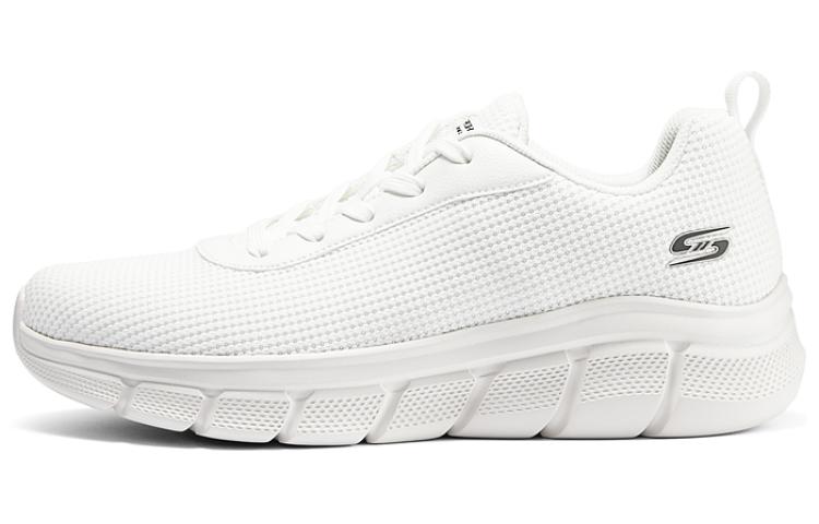 Skechers Bobs Wear resistant And Lightweight Low Top Casual Running Shoes Men's White