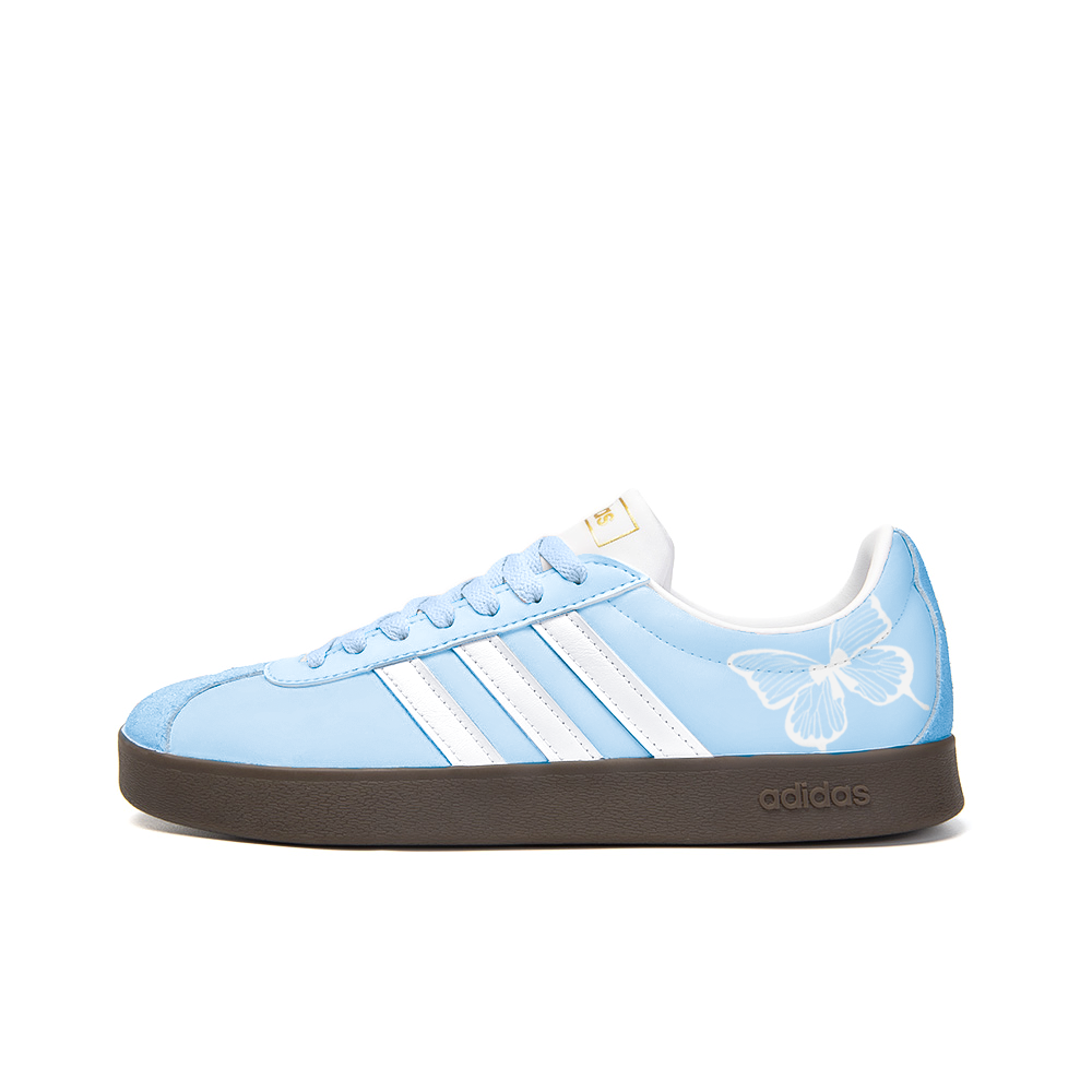 Adidas Neo VL Court 2.0 Anti-Slip Wear-Resistant Low-Top Skateboard Shoes Unisex Blue