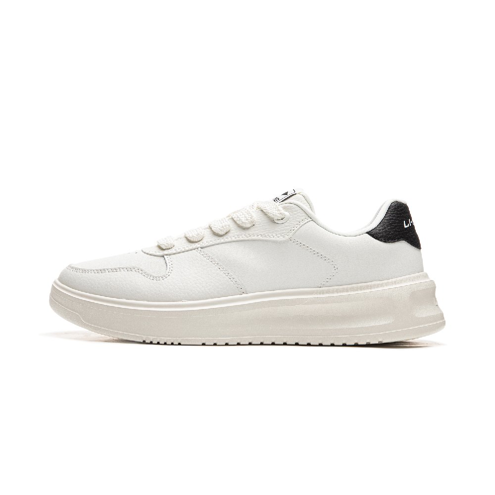 LiNing Sky Cloud Anti-Slip And Wear-Resistant Breathable Low-Top Skateboard Shoes Men's White Black