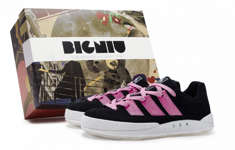 Adidas Originals Adimatic Casual Shoes Unisex Low-Top Rose Red