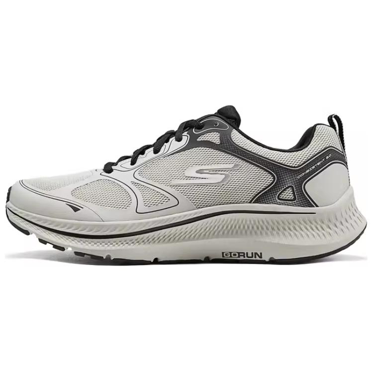 Skechers MEN'S GO Running Shoes Men Low-Top Gray Black