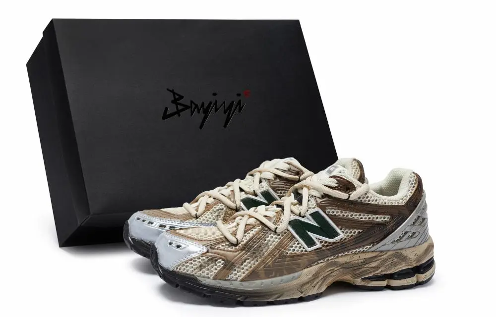 New Balance NB 1906R Coverage Low Top Y2k Retro Running Shoes Unisex Beige Brown Silver