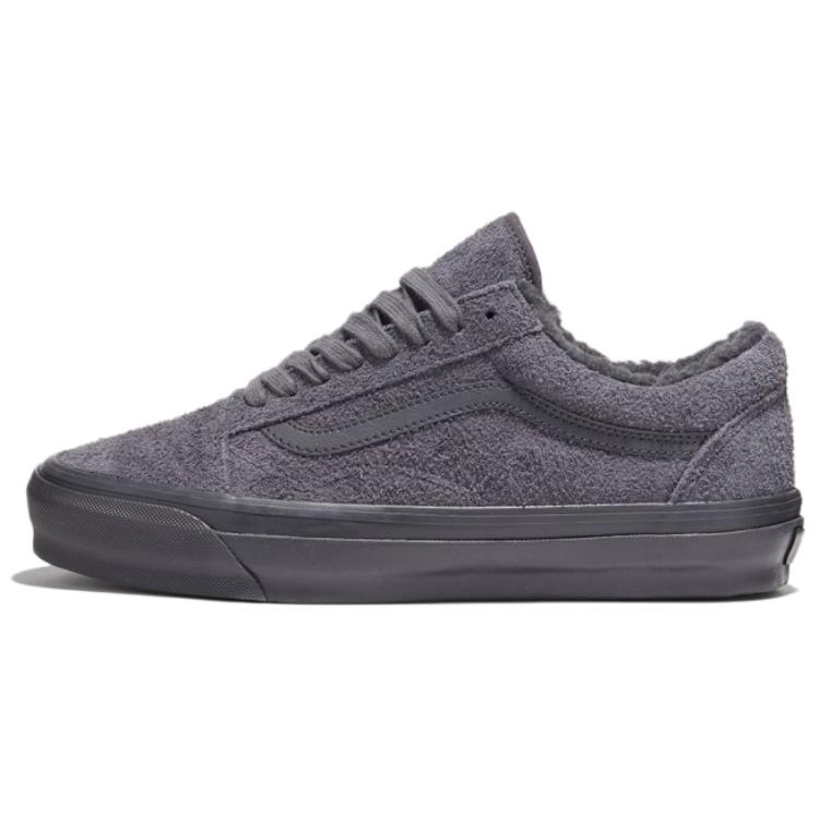 Vans Old Skool Warm Slip-Resistant Low-Top Skateboard Shoes Unisex Dark Purple