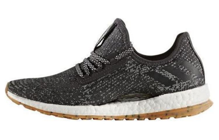 Adidas Pureboost X Cushioning Wear-Resistant Low-Top Running Shoes Unisex Black White