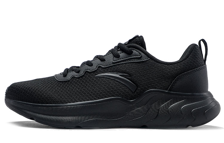 Anta Running Collection Anti-Slip Wear-Resistant Low-Top Running Shoes Men's Black