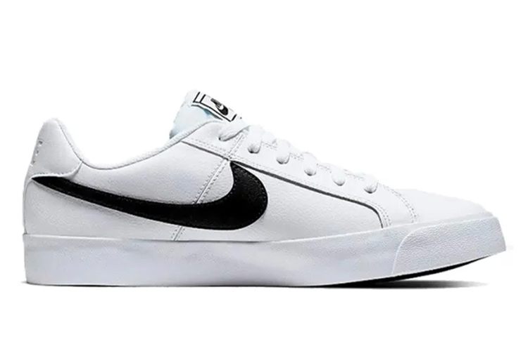 Nike Court Royale Anti-Slip Wear-Resistant Low-Top Skateboard Shoes Unisex White Gold купить в интернет-магазине Yoocart с быстрой доставкой по России.