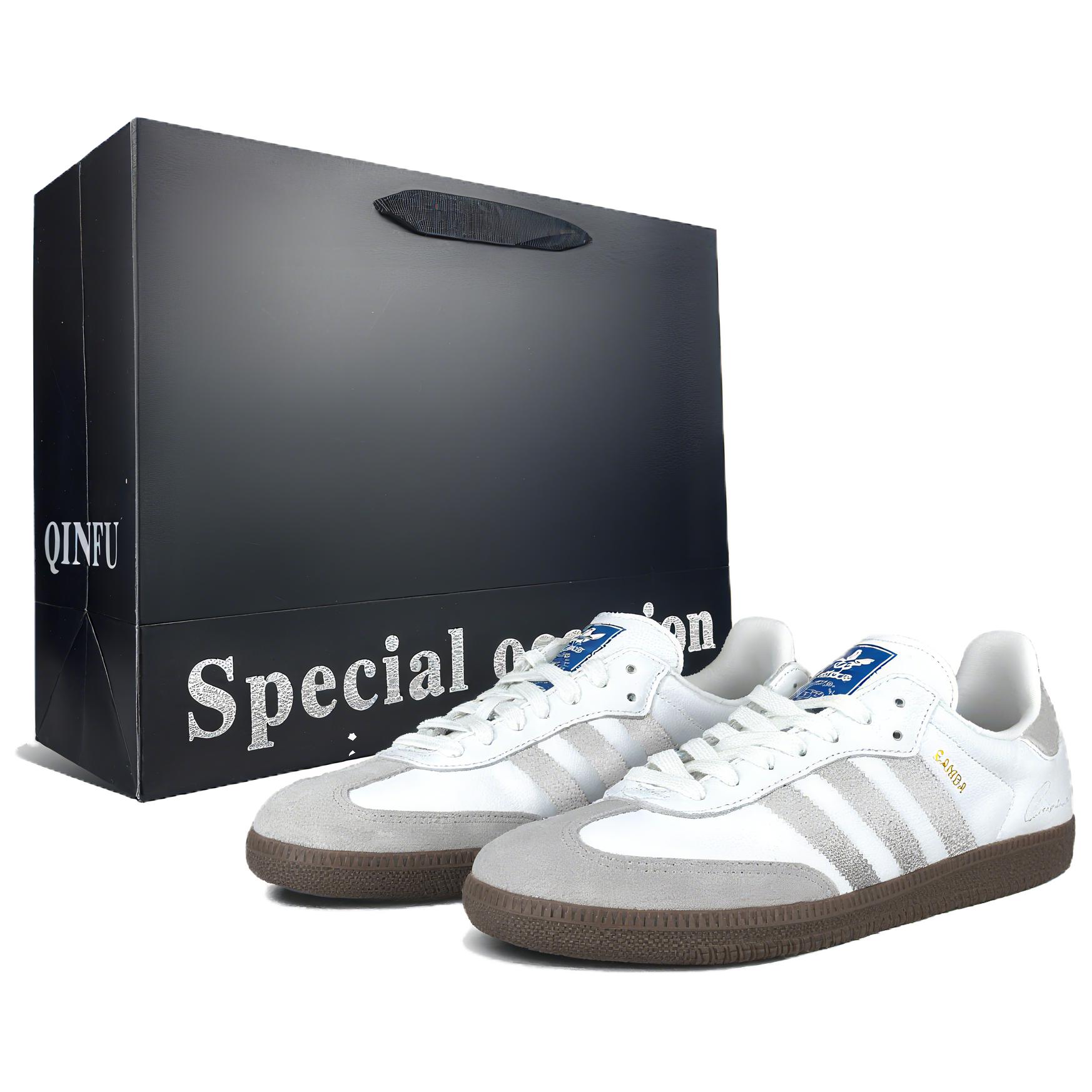 Adidas Originals SAMBA OG Low top German Army Trainers Unisex White