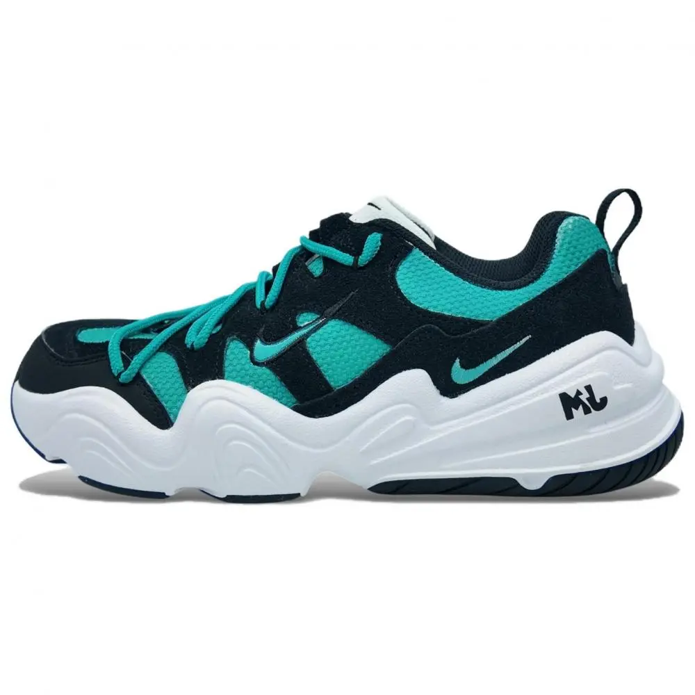 Nike Tech Hera Abrasion Resistant Low top Casual Shoes Unisex Black Green