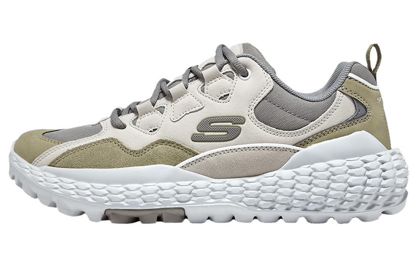 Skechers Monster Marathon Running Shoes 'Cream White Green Grey'