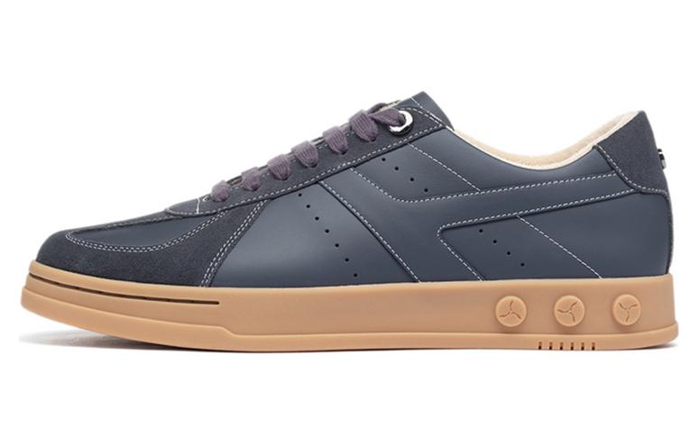 LI-NING 1990 Anti-Slip Wear-Resistant Low-Top Skateboard Shoes Men's Ebony Black