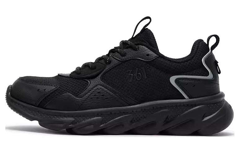 361° Durable Breathable Low-Top Running Shoes Women's Black