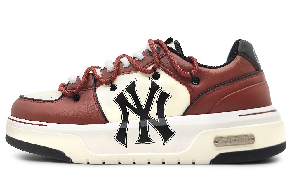 MLB Chunky Liner Low-Top Skateboard Shoes Unisex Burgundy