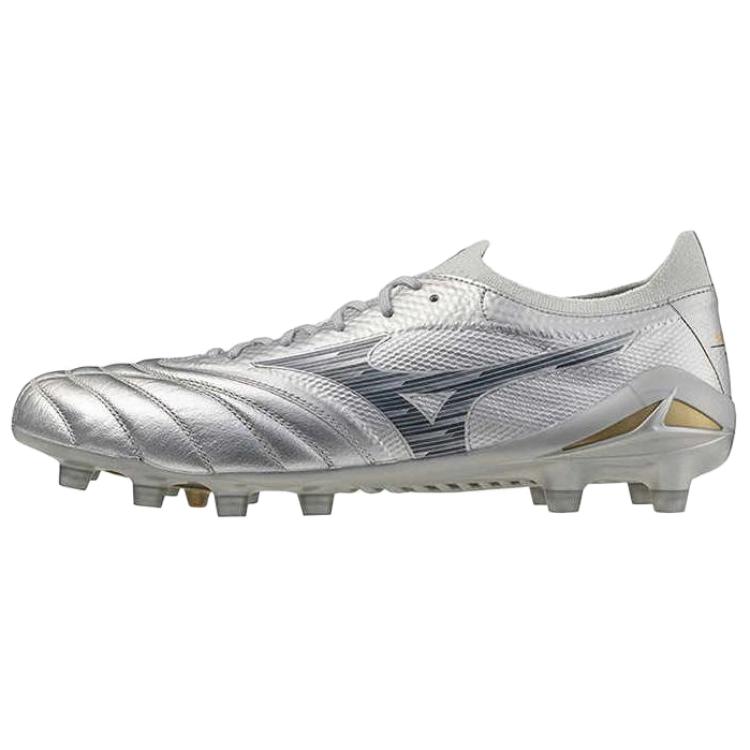 Mizuno Morelia Neo 4 Cushioned Slip Resistant Abrasion Resistant Soccer Shoes Men's Silver купить в интернет-магазине Yoocart с быстрой доставкой по России.