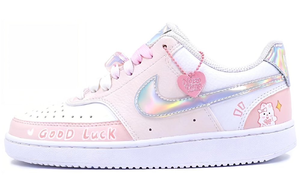Nike Court Vision 1 Low Top Skateboard Shoes Women's Cherry Blossom Pink