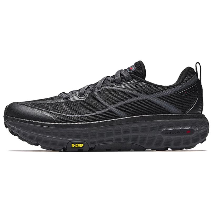 Anta Breathable And Slip Resistant Low Top Casual Running Shoes Women's Black