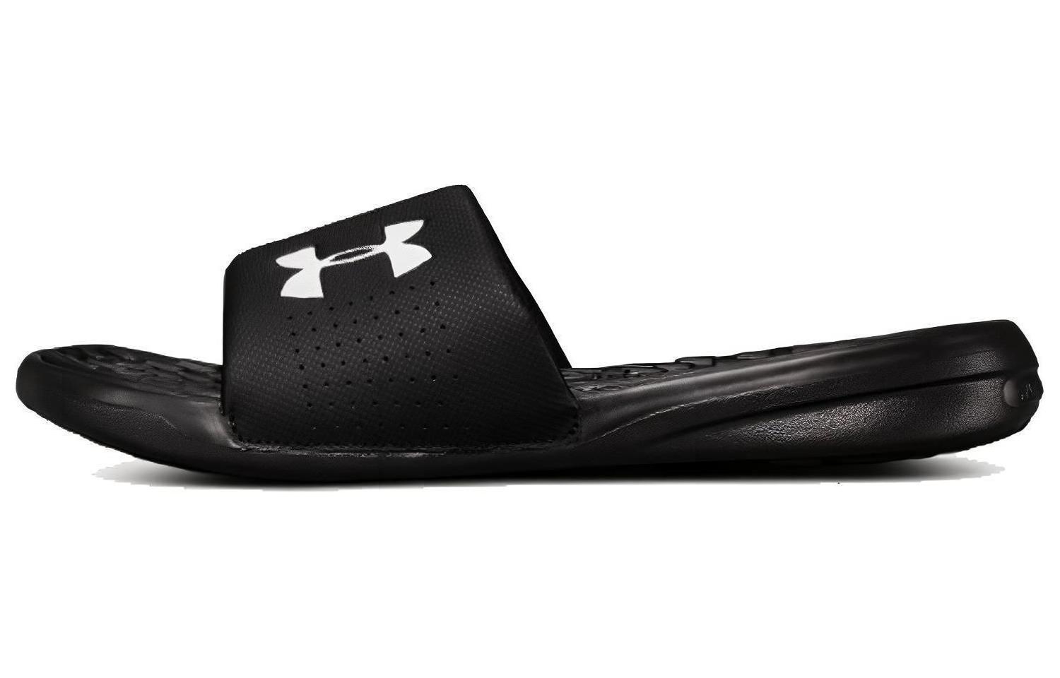 Under Armour Playmaker Fixed Strap Slippers Black