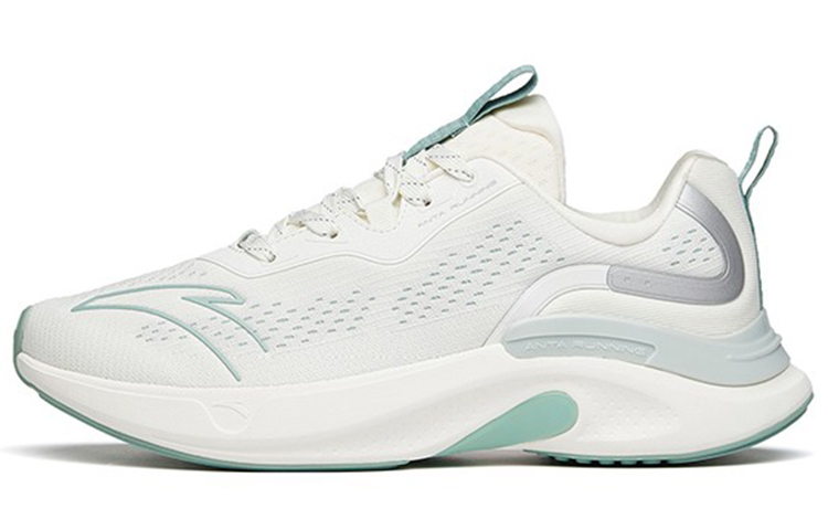 Anta Low Top Running Shoes Men's White Green