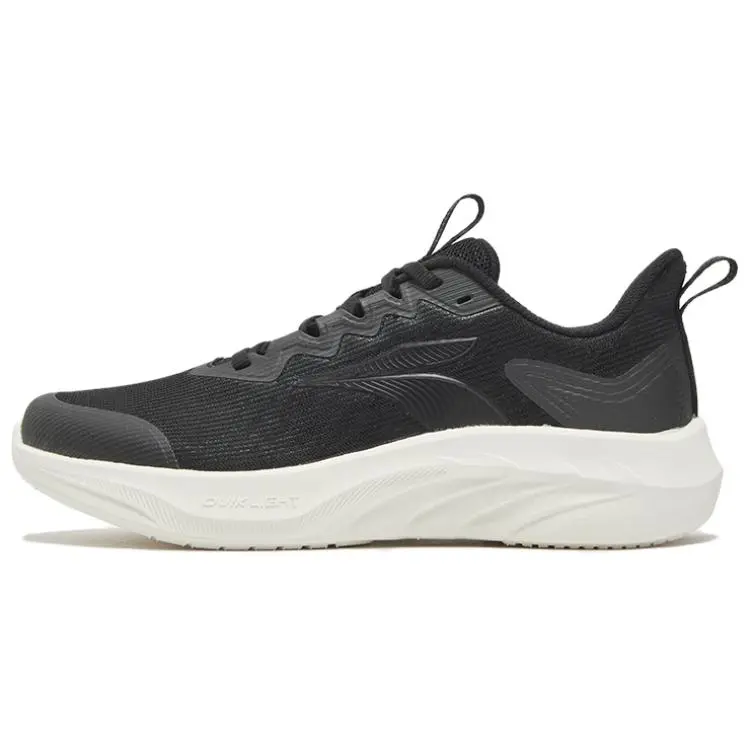 361° Anti Slip Wear Resistant Low Top Casual Running Shoes Men's Black White