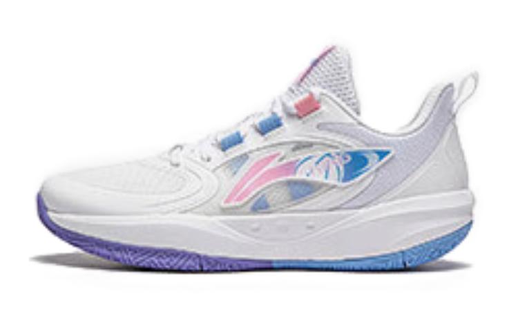 LiNing LIGHT FOAM Cushioning, Breathable, Supportive Low top Basketball Shoes Men's White