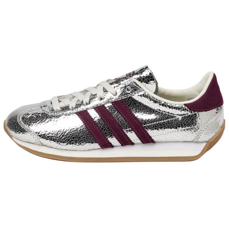 Adidas Country Og Silver Metallic Maroon Women's