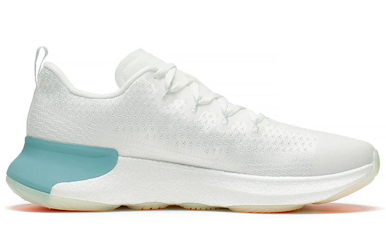 LiNing Wujie 4 Shock Absorbers Slip Resistant Abrasion Resistant Low top Training Shoes Men's White Blue