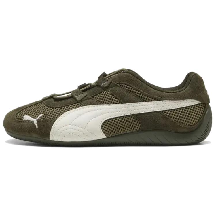 PUMA Speedcat Go Cushioning, Wear Resistant Low Top Casual Shoes Women's Olive Green