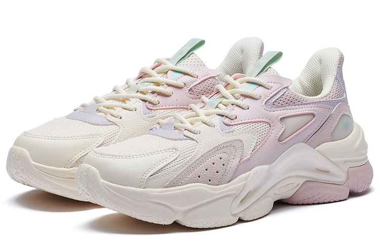 361° Low Top Chunky Sneakers Women's Beige Pink