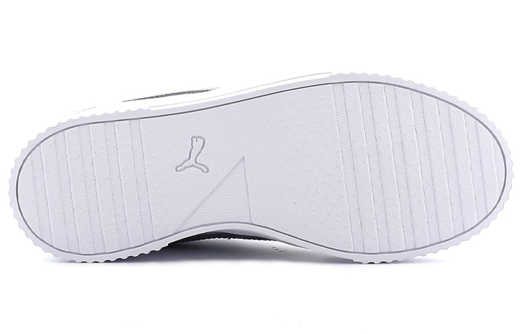 PUMA Carina Leather 'White Grey' Women's