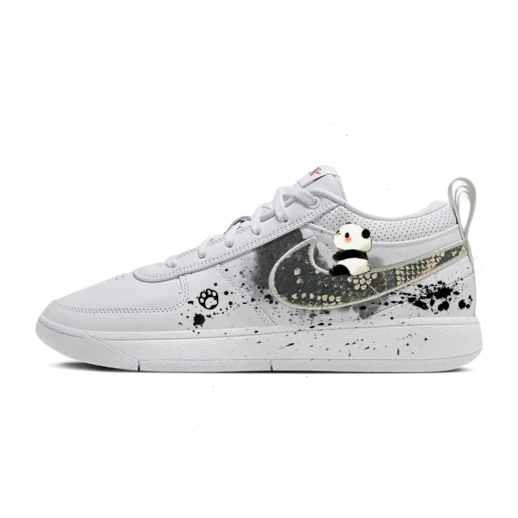 Nike Book 1 Slip-Resistant Coverage Low-Top Basketball Shoes Men's White