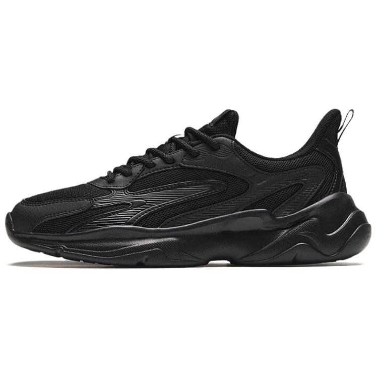 Anta Cushioning Wear-Resistant Low-Top Casual Shoes Women's Black
