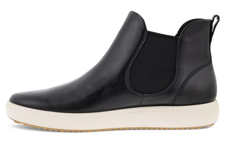 Ecco Soft 7 Ankle-Length Chelsea Boots Women's Black