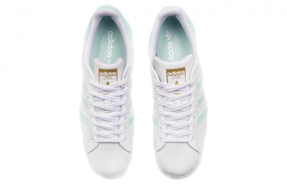 Adidas Superstar White Clear Mint купить в интернет-магазине Yoocart с быстрой доставкой по России.