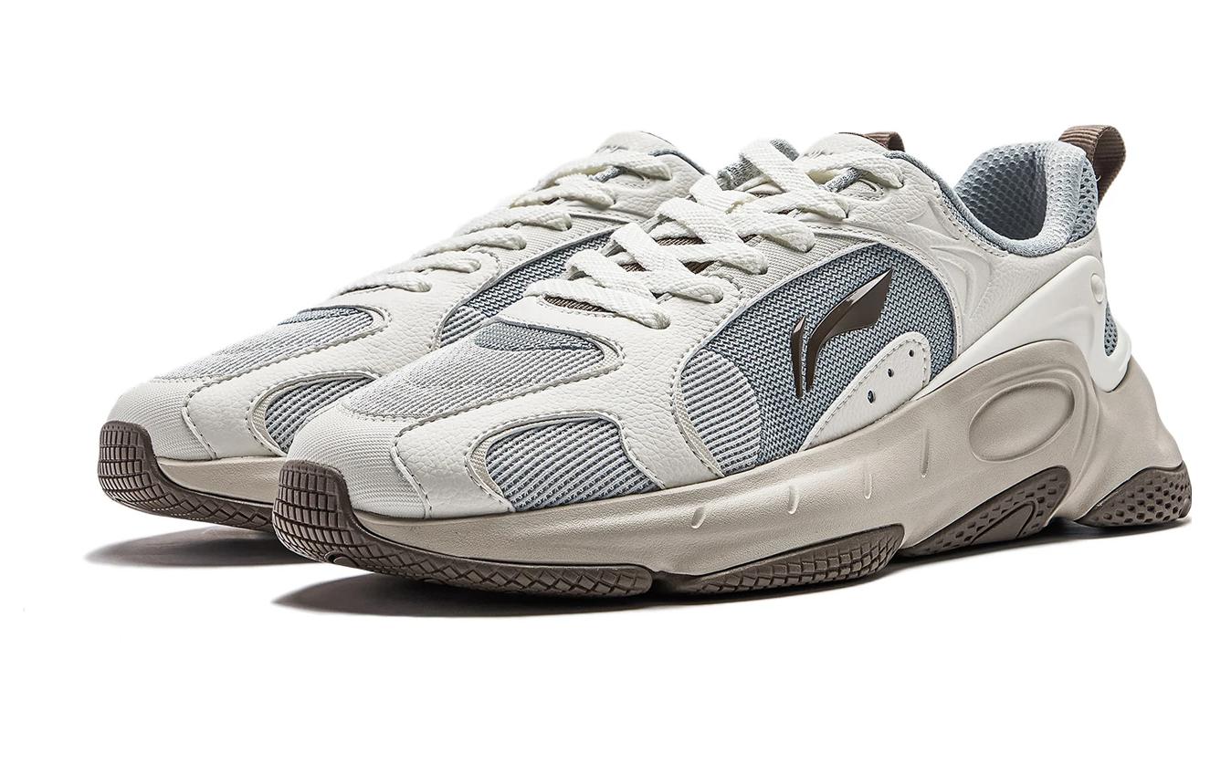 LiNing Low top Casual Shoes Men's White Gray купить в интернет-магазине Yoocart с быстрой доставкой по России.