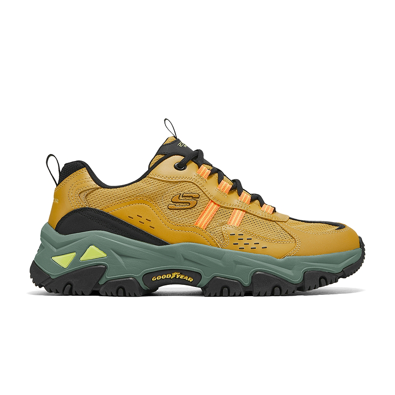 Skechers OUTDOOR MENS Cushioning Wear Resistant Low Top Casual Shoes Men's Yellow
