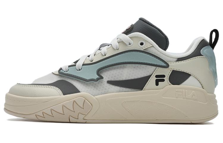 FILA FUSION DESPERADO LOW Low Cushioning Wear-Resistant Low-Top Skateboard Shoes Women's Beige Blue