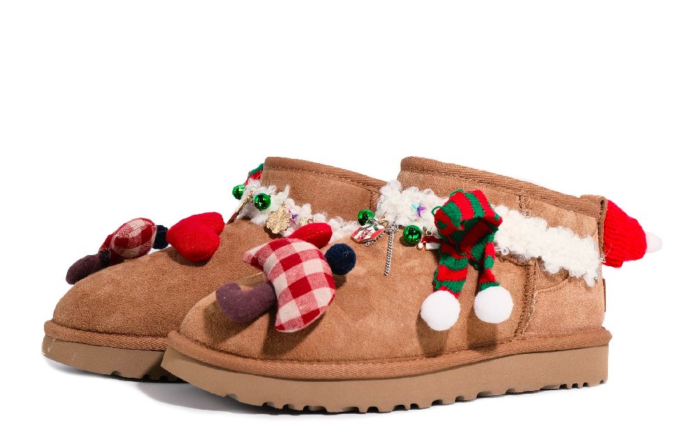 UGG CLASSIC ULTRA MINI Ankle-Length Snow Boots Women's Chestnut